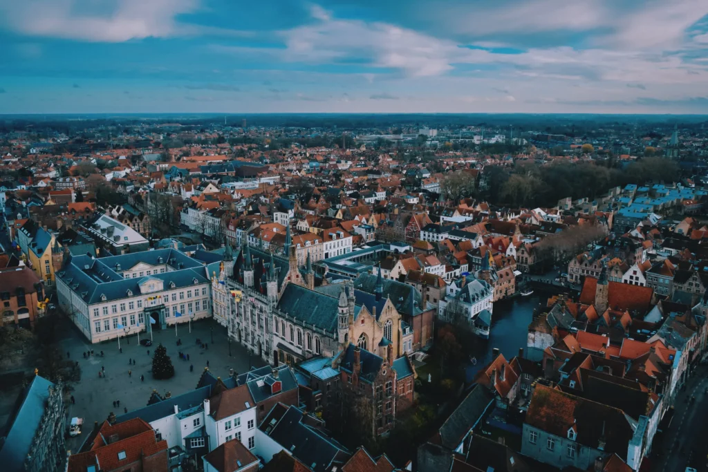 widok z wieży zwiedzanie bruksela